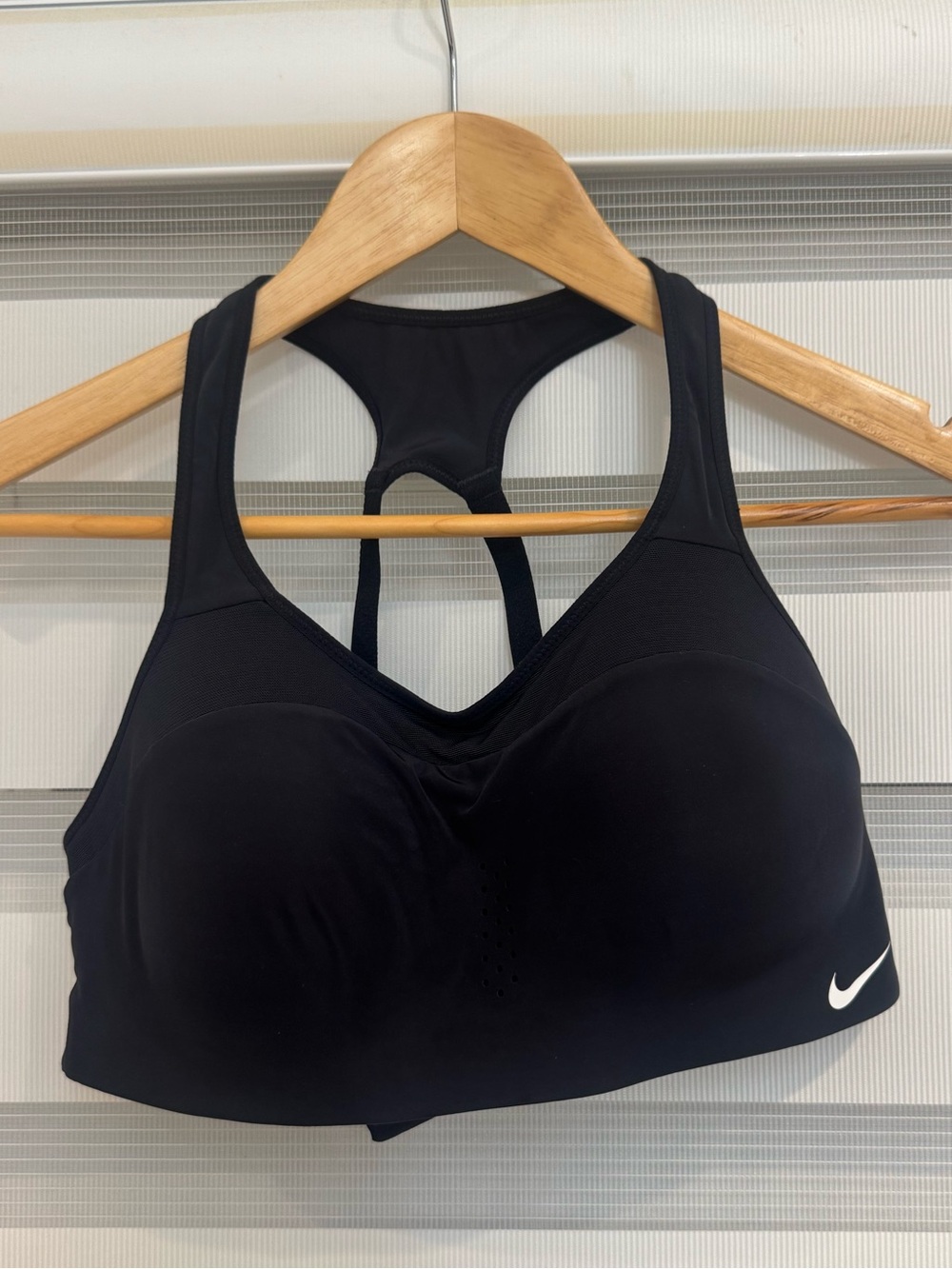 Nike Black Racerback High-Support Sports Bra
